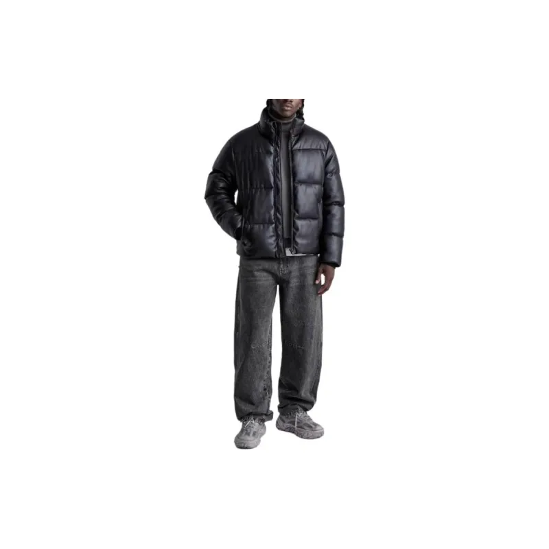 ZARA Jackets Men Black-3