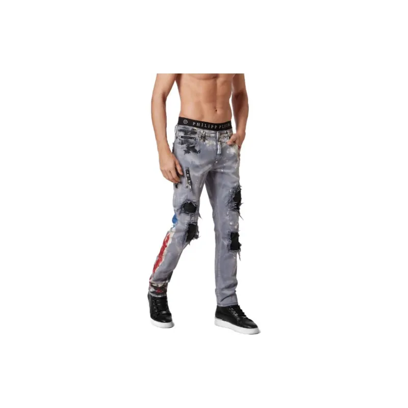 PHILIPP PLEIN Rock Star Denim Jeans-2