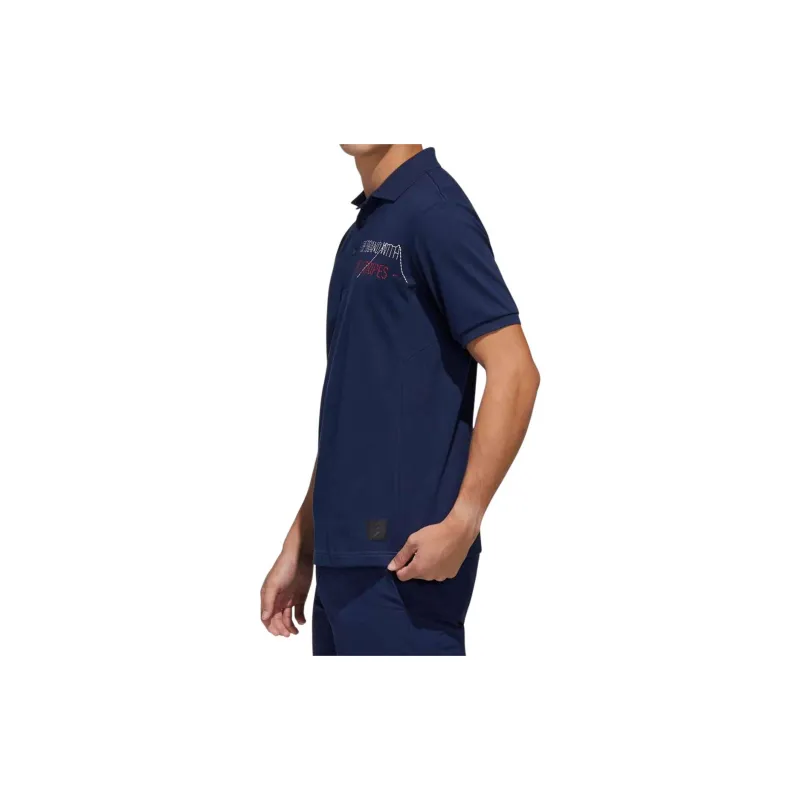Adidas Polo Shirt Men's Dark Blue-4