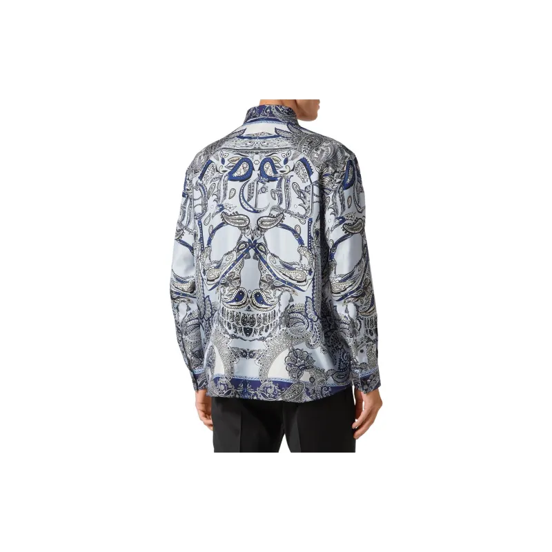 PHILIPP PLEIN Paisley print Silk Shirt-2