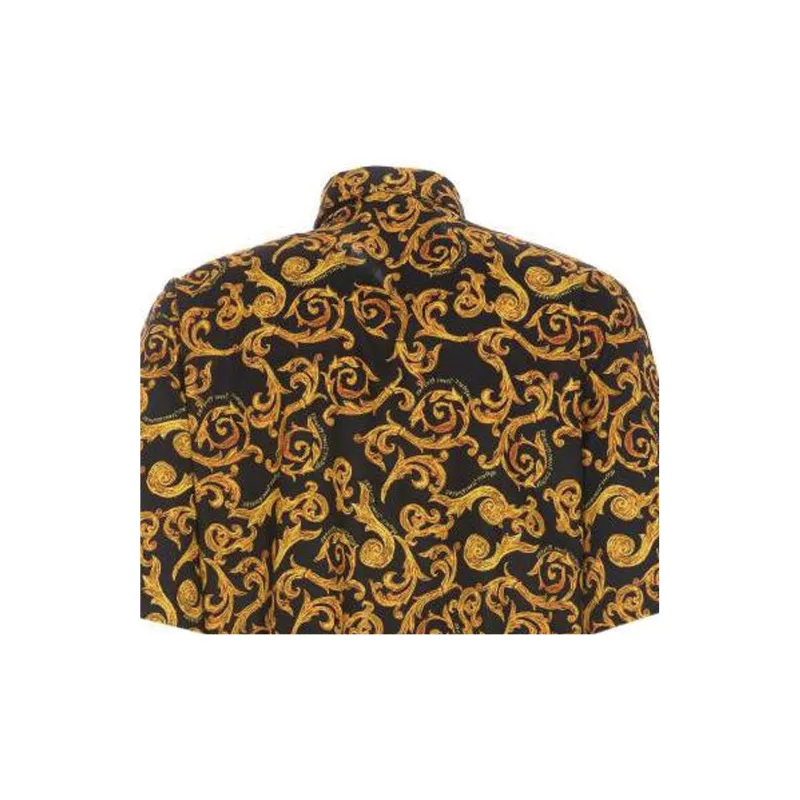 VERSACE JEANS COUTURE Baroque pattern Cotton Shirt-6