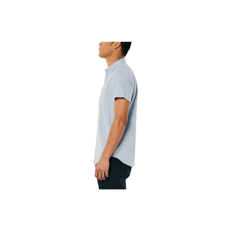 Hollister Shirts Men Light Blue-3