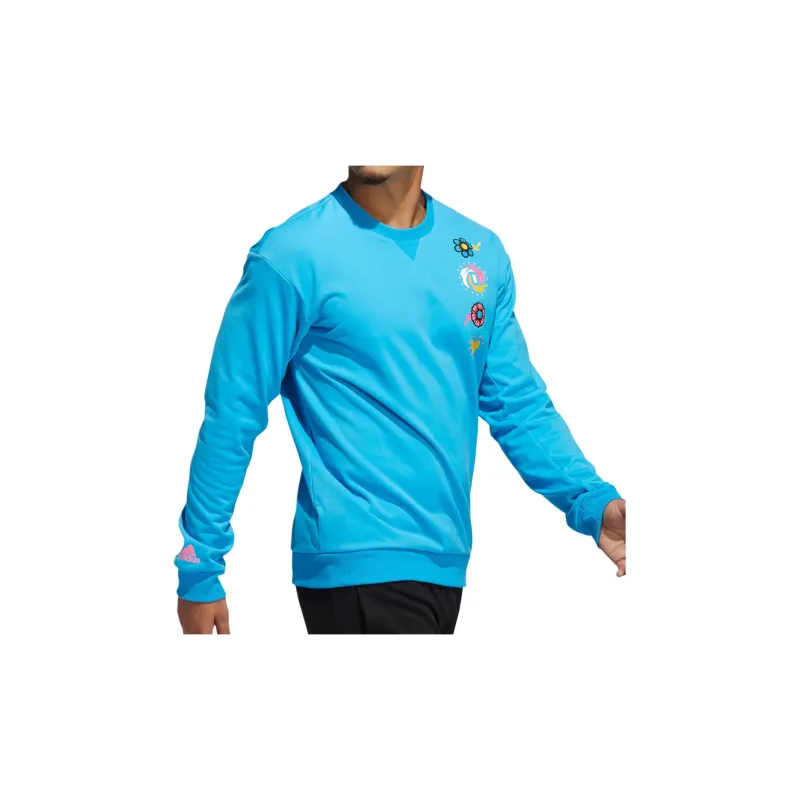 Adidas Sweatshirts Men Blue-3