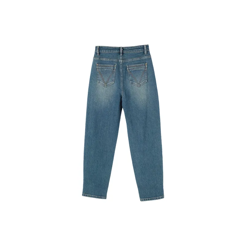 XIANGYING Jeans Women's Blue-1