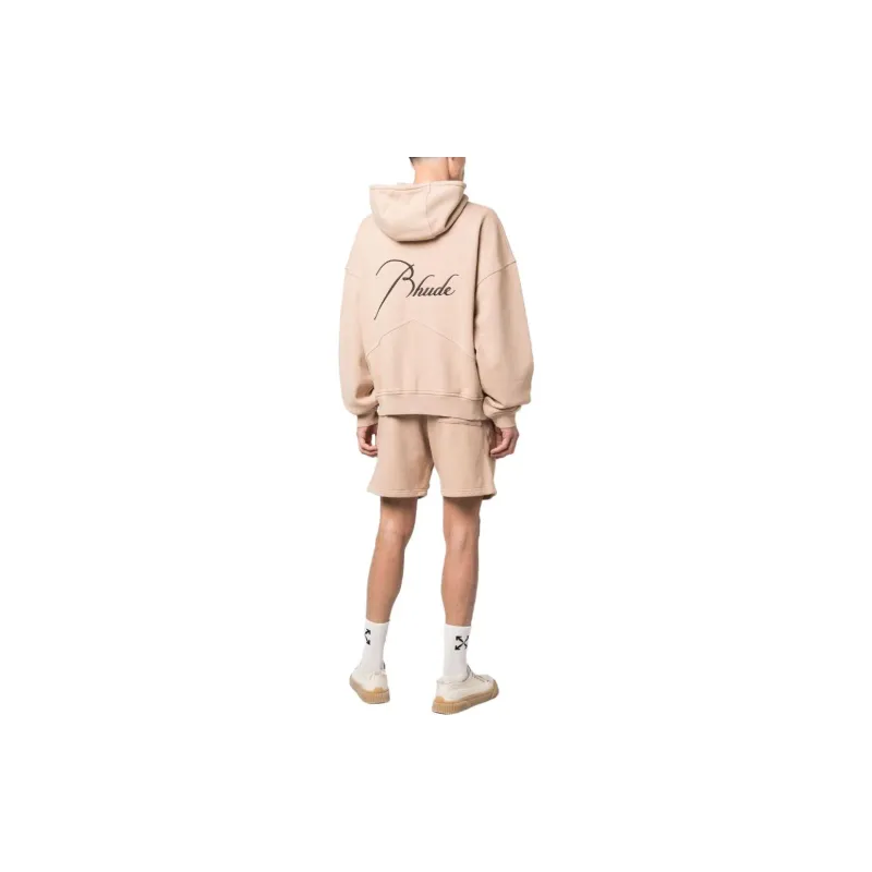 RHUDE Logo-embroidered Zip Hoodie-1