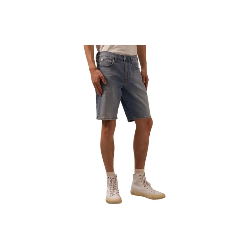 CALVIN KLEIN Denim Shorts Men's Denim Light Blue-3