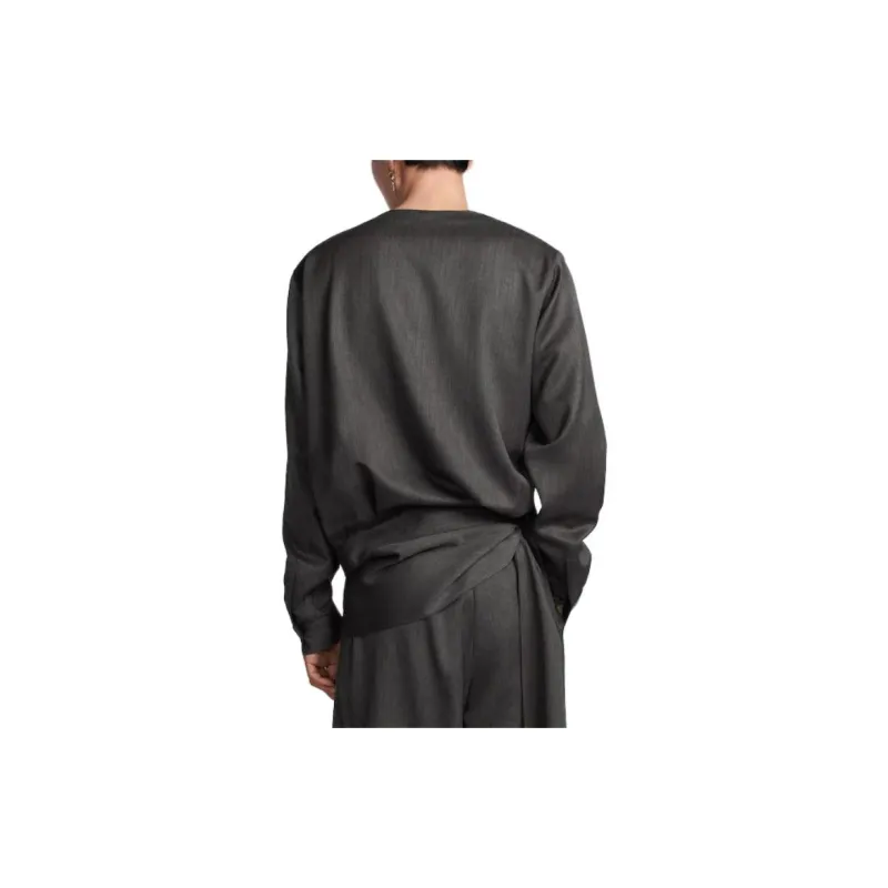 DIOR Shirt Men's Black Gray Color-3