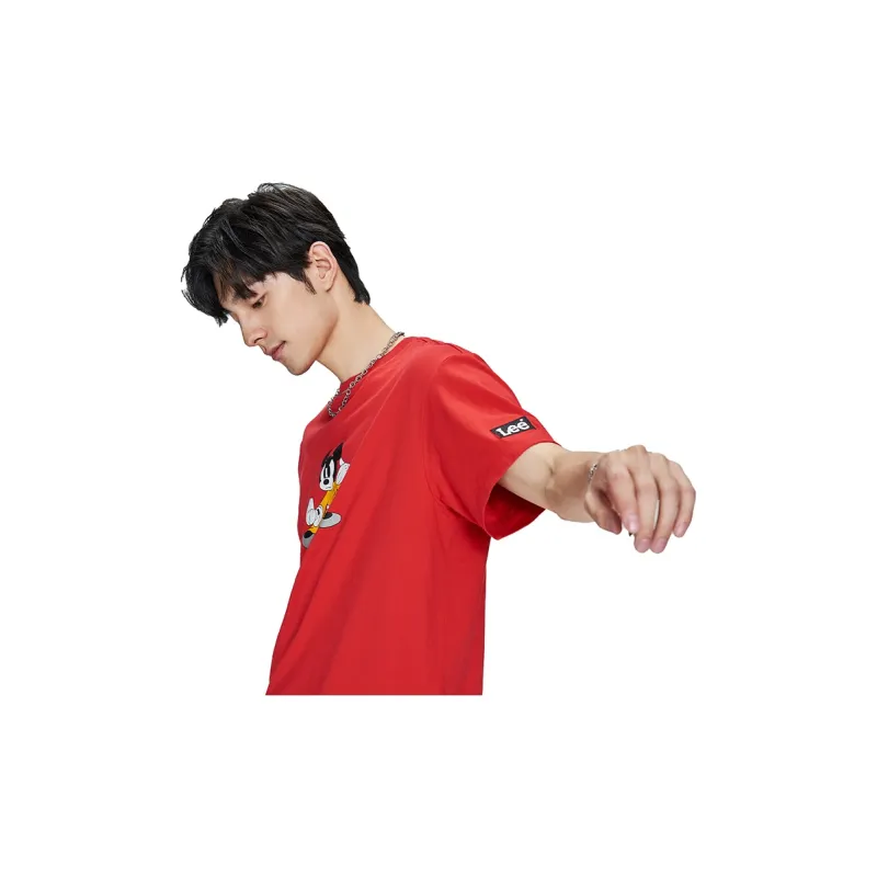 Disney X Lee T Shirts Men Red-6
