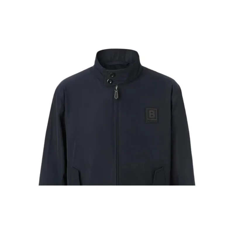 Burberry Letter Graphic Applique Harrington Jacket-3