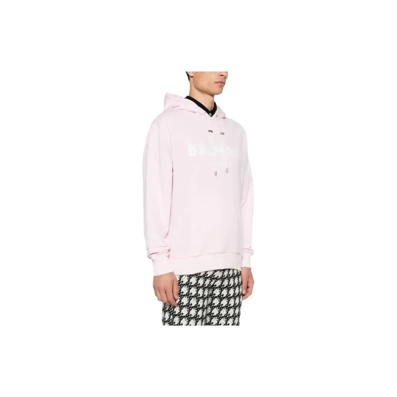 BALMAIN Printed BALMAIN Paris Hoodie-3