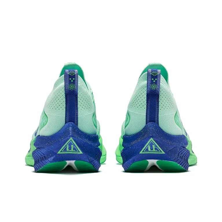 Erke Zhi Jing 2.5 Cushioning Breathable Rebound Low Top Running Shoes Men's Fluorescent Color Scheme-3