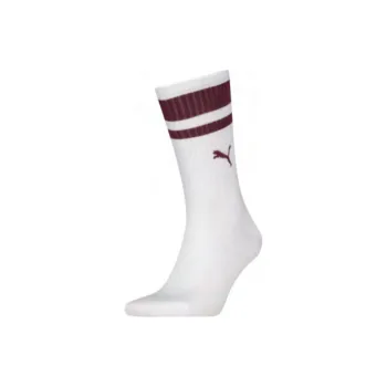 PUMA Sportstyle Series FW24 Mid Calf Socks Unisex 1 Pack White/Red