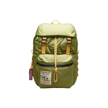 Coachtopia Recycled Polyester Backpack Large Size Unisex Olive Multicolor