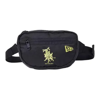 New Era × MLB Collaboration Fabric One Shoulder Crossbody Fanny Pack Unisex Black