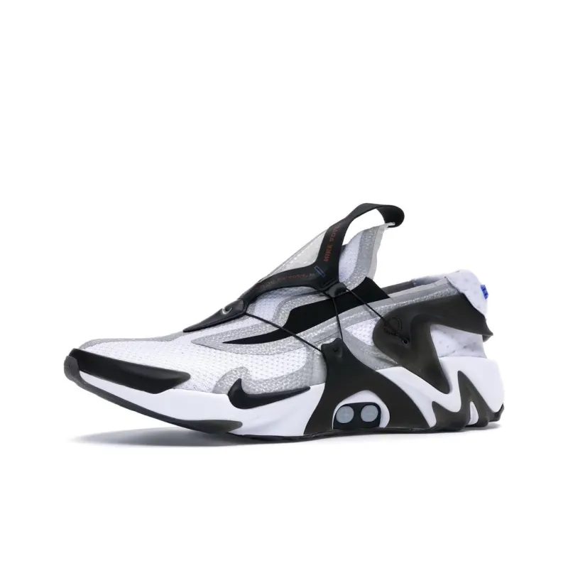 Nike Adapt Huarache Anti Slip Wear Resistant Low Top Casual Running Shoes Men's White Black-0
