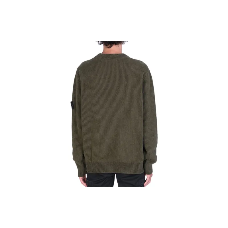 STONE ISLAND Sweaters Men Army Green-3
