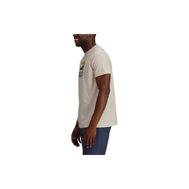 Outdoor Research T-Shirt Men's Sand Beige Yellow-3