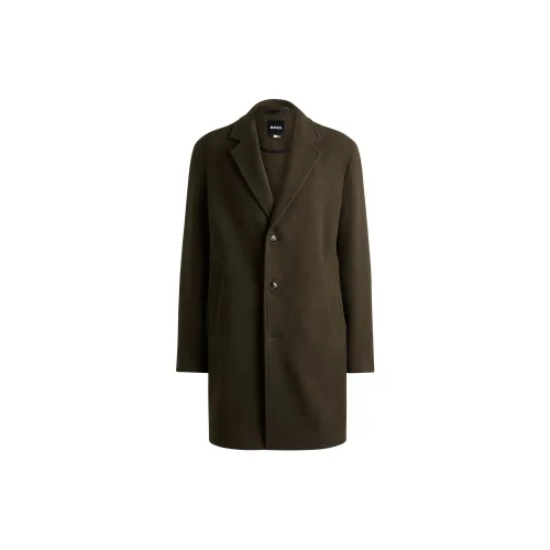 HUGO BOSS Coats Men Green