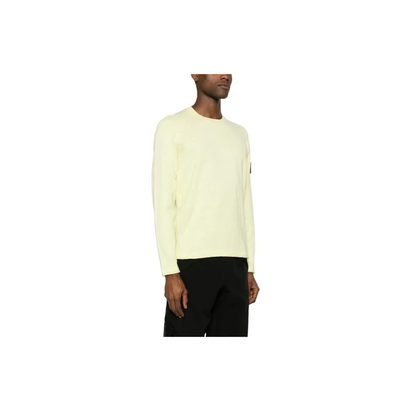 STONE ISLAND Compass appliqué Cotton blend Jumper-3