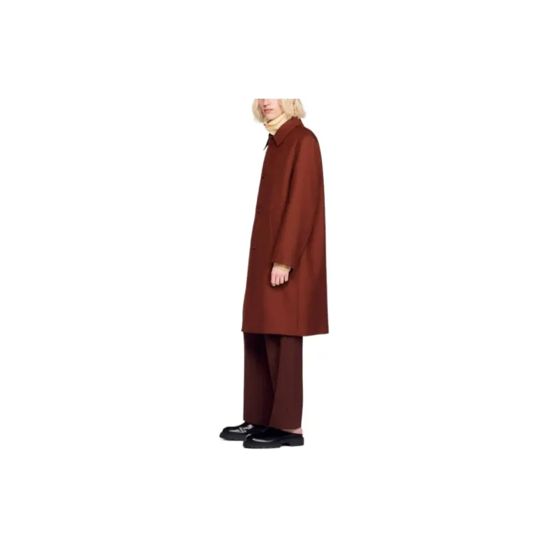 Sandro Coats Men Brown-2