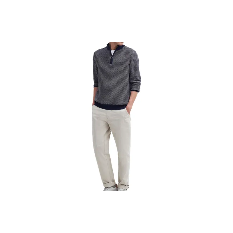BARBOUR SS24 Knitwear Men Marine Blue-3