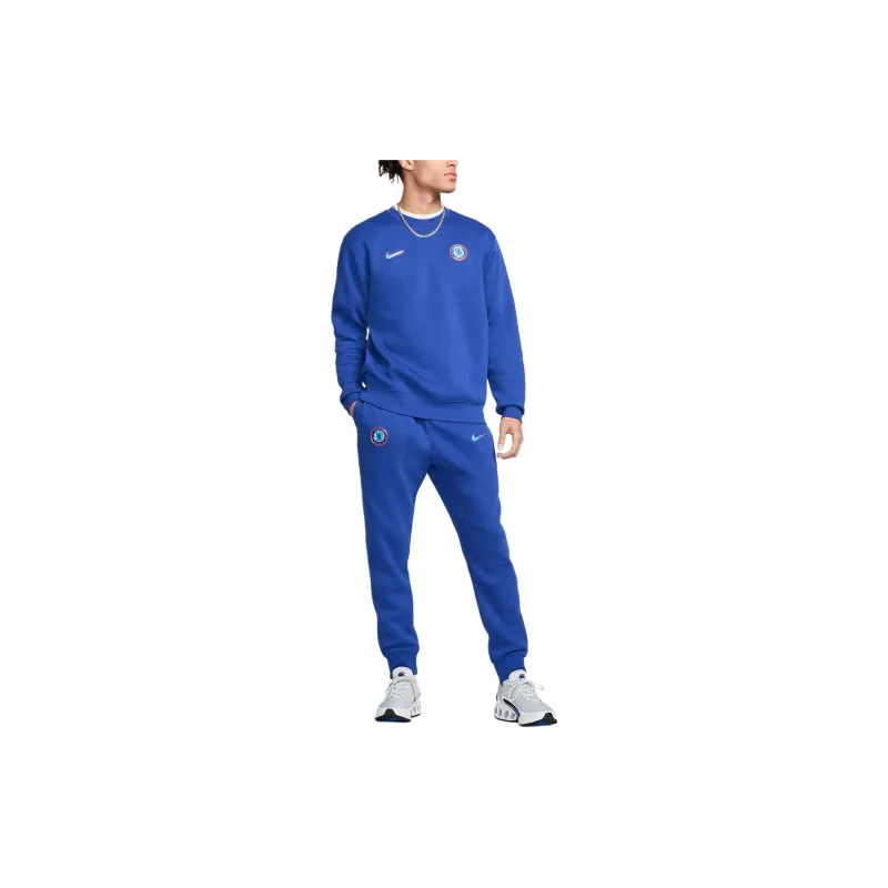 Nike Chelsea Fc Club Men's Nike Soccer Crew Neck Sweatshirt-3