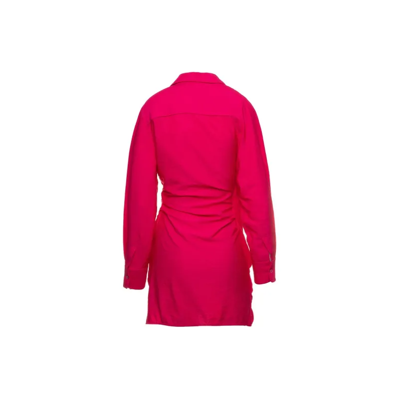 Jacquemus Bahia Tied Long Sleeved Dress-1