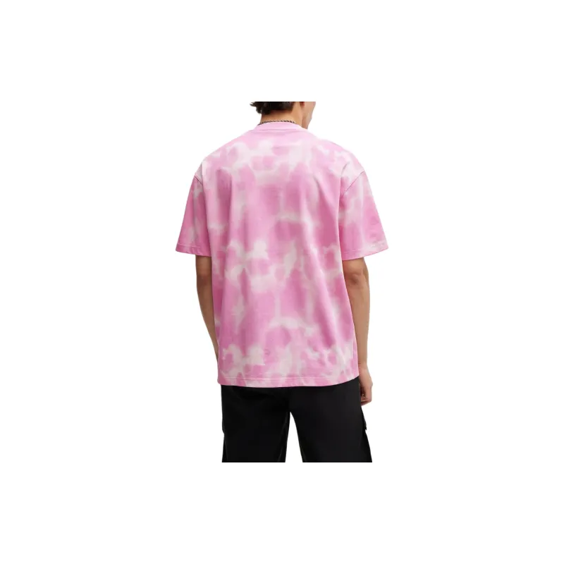 HUGO BOSS Tie dye Logo print T shirt-2