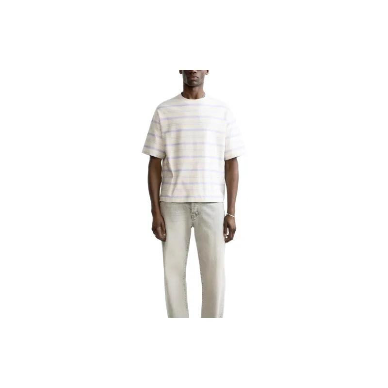 ZARA T-Shirt Men's Lilac / White-2