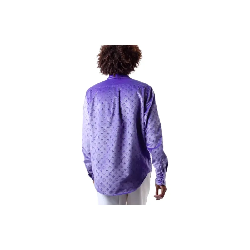 LOUIS VUITTON Shirt Men's Purple-1