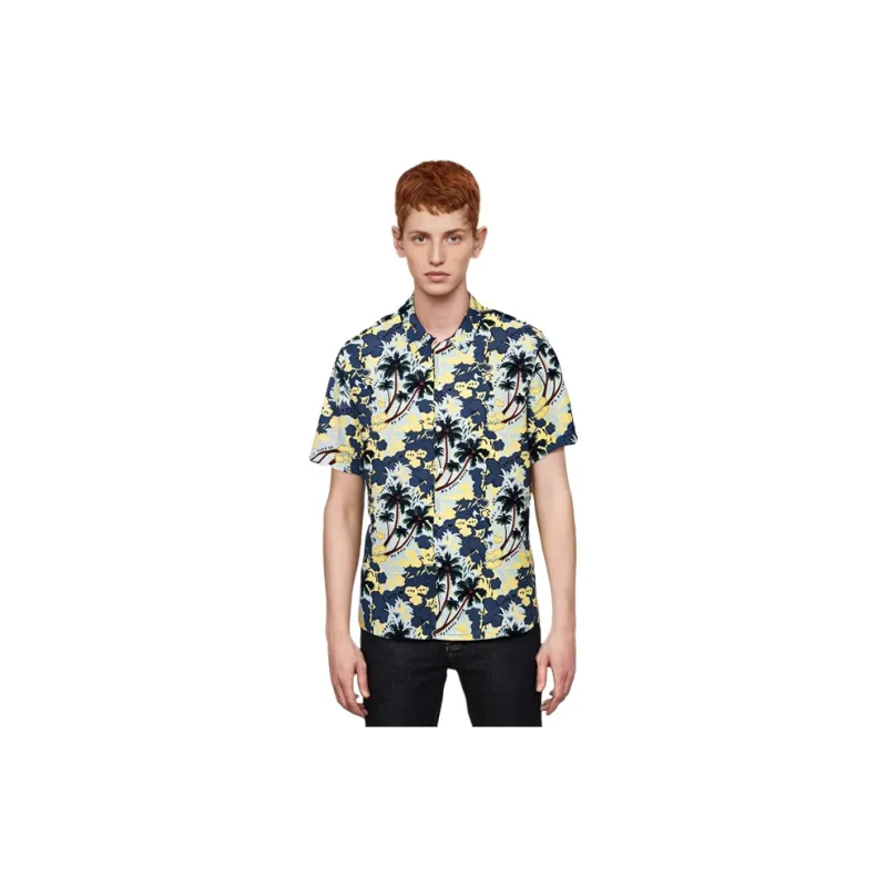 Paul Smith Allover Graphic Printed Short Sleeved Shirt-2