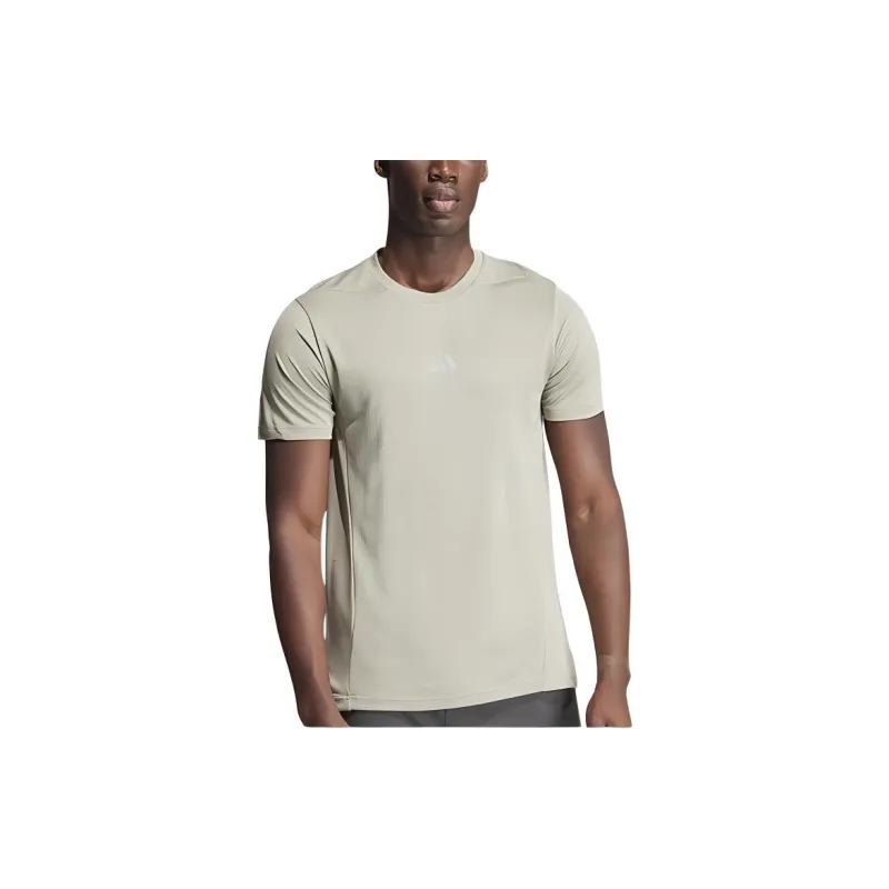 Adidas SS24 T Shirt Men's Light Gray-3