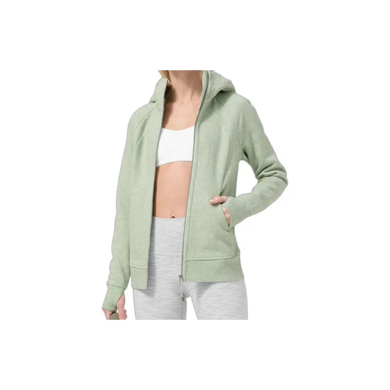 Lululemon Scuba Jackets Coats Women's Multicolor Light Cream Green-2