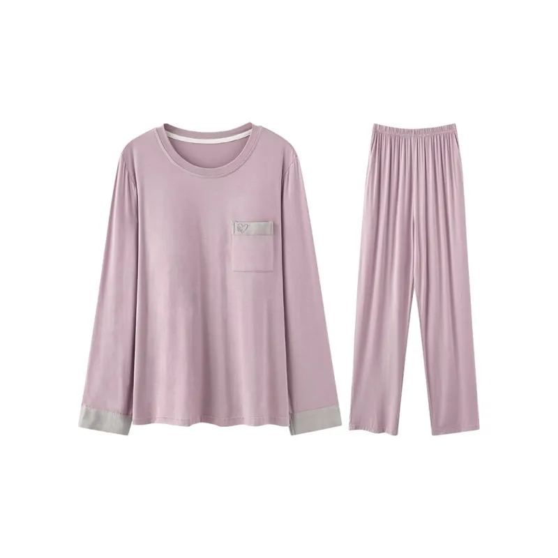 Lan Miao Pajama Set Women's Pink-0