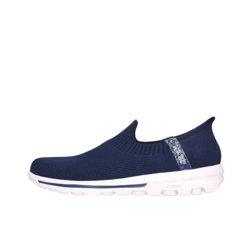 Skechers Slip Ins Anti Slip Wear Resistant Low Top Casual Shoes Women's Marine Blue