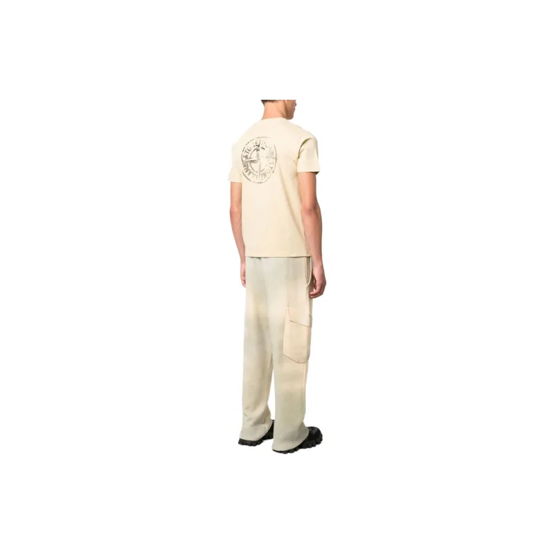 STONE ISLAND T Shirt Men's Light Yellow-2