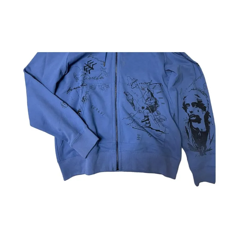 Burberry Sweatshirts Men Blue-2