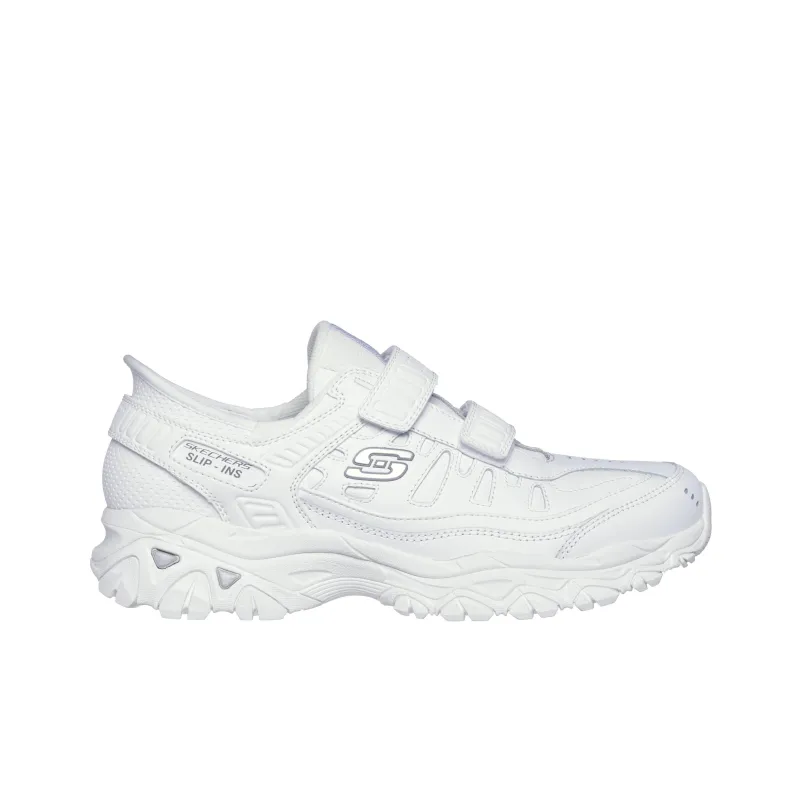 Skechers After Burn Support Low-Top Outdoor Shoes Men's White-1