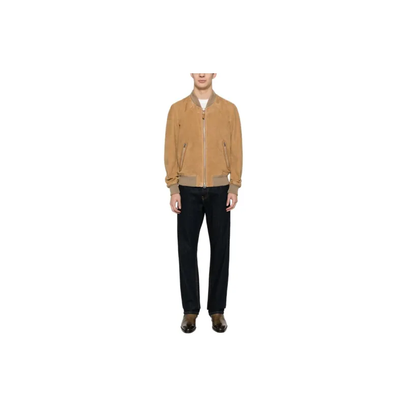 TOM FORD Suede Bomber Jacket-1