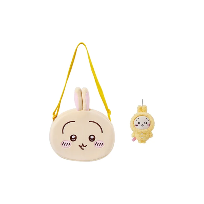 MINISO Chiikawa Casual Plush Shoulder Bag, Crossbody Bag, Shopping Bag Regular Unisex Chiikawa/Hachiware/Usagi-15