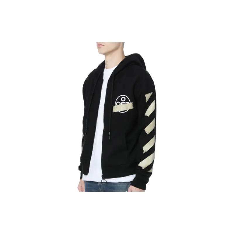 OFF WHITE Arrows Zip Up Hoodie-4