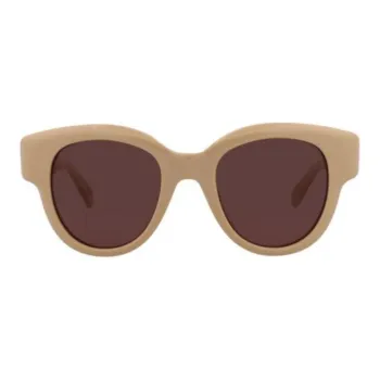 POMELLATO Recycled Acetate Square Sunglasses Unisex Brown