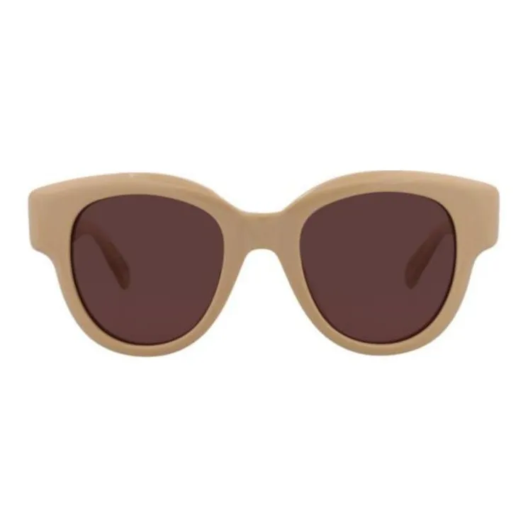 POMELLATO Recycled Acetate Square Sunglasses Unisex Brown-0