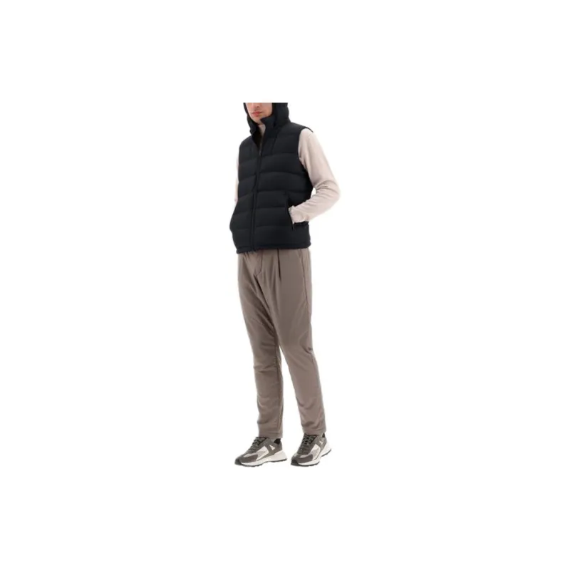 HERNO Super Matt Waistcoat Vest Men's Black-4