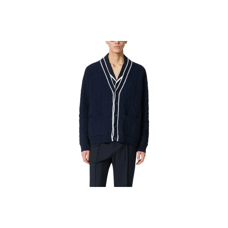 Valentino FW24 Knitwear Men's Marine Blue-1