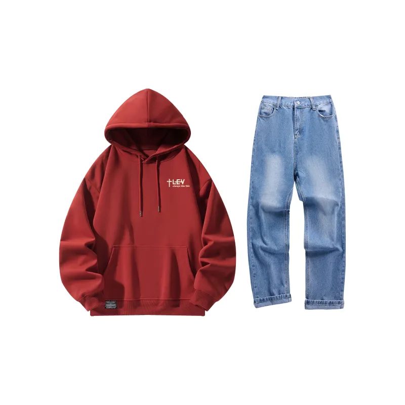 LEVEL Sweatshirt Sets Unisex-36