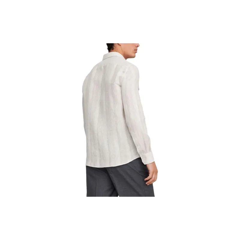Brunello Cucinelli Striped Button Up Shirt-2