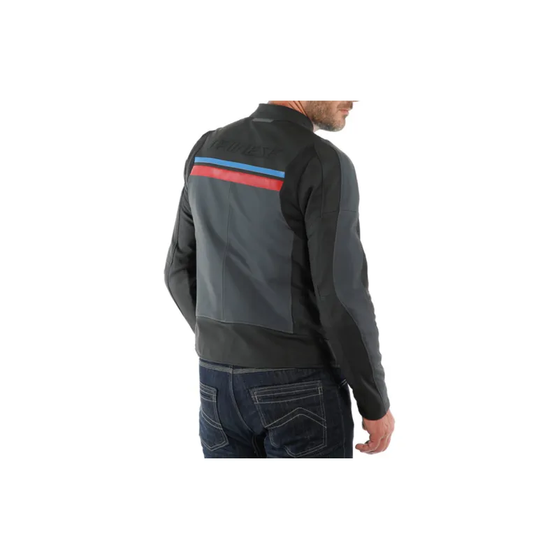 DAINESE HF 3 LEATHER Motorcycle Jacket Men's-4