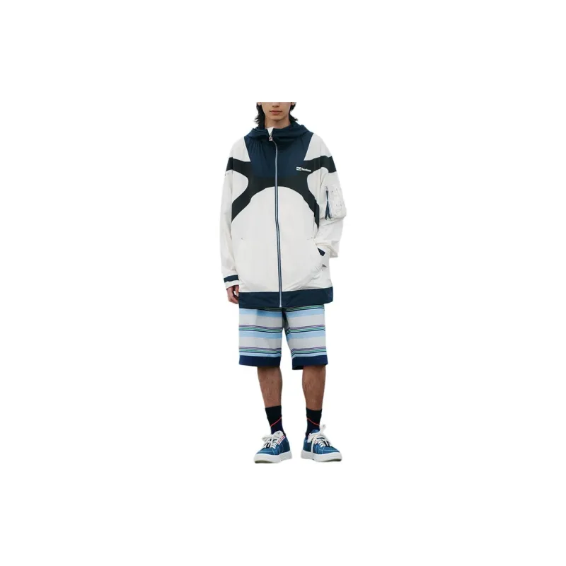 FILA FUSION x FACETASM Jacket Unisex Maltose White-3
