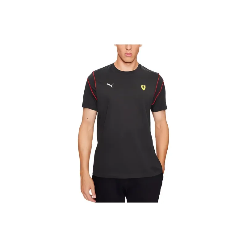 PUMA Scuderia Ferrari Race MT7 T Shirt Unisex Black-4